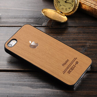 Hout design hardcase hoesje - iPhone 5/5S